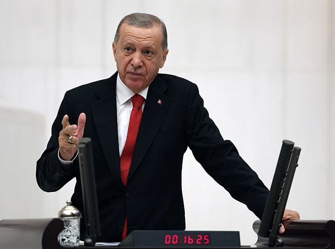image Turkey&#8217;s Erdogan calls for pressure on Israel to allow more aid into Gaza