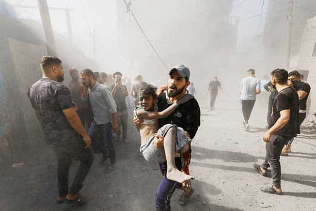 cover EU leaders to call for Gaza humanitarian corridors to get aid in