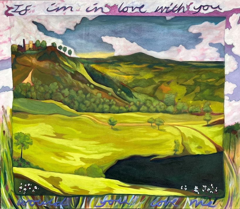 henry glover, if im in love with you would you love me,130 x 150 cm