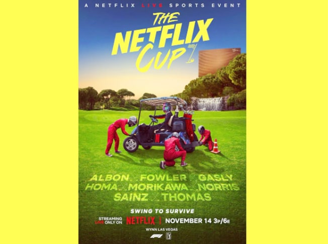 Who will play in The Netflix Cup 2023? F1 drivers, golf stars, format