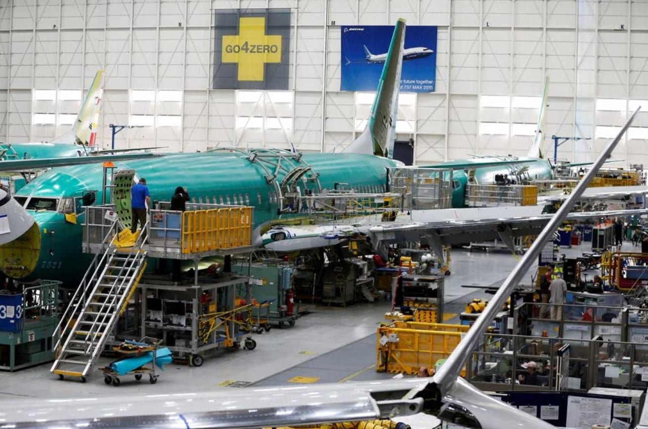 cover Boeing sets record 737 production goal for July 2025