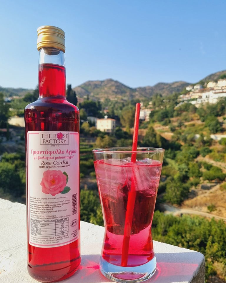 dom travel rose cordial from the rose factory