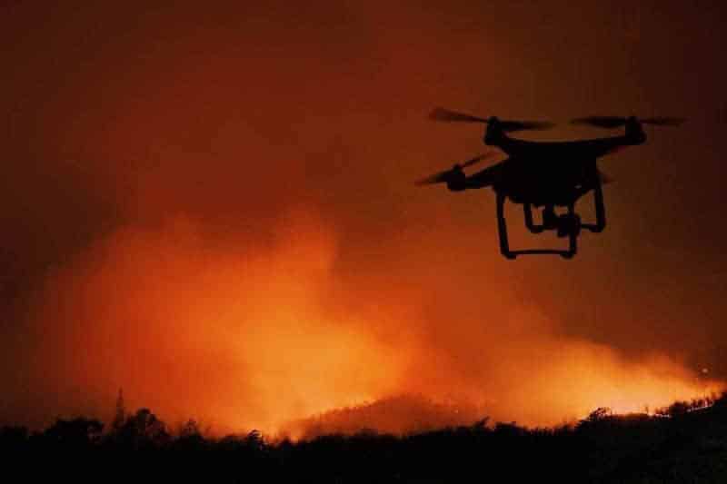 image Huawei drones to be used for early fire detection