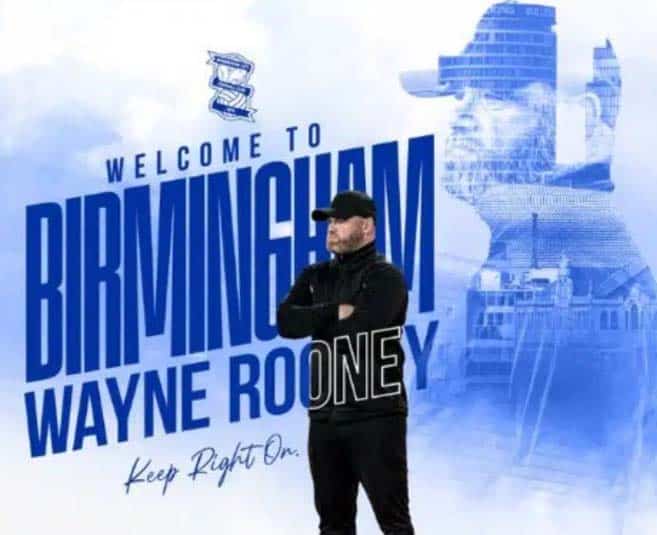 cover Rooney appointed new manager at Birmingham City