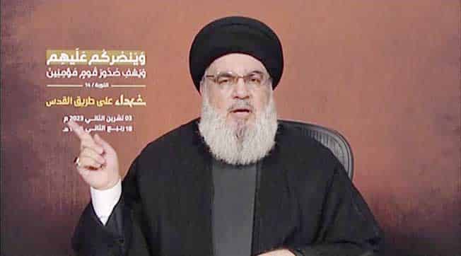 image Hezbollah says wider Mideast war possible if Gaza assault continues (Update)