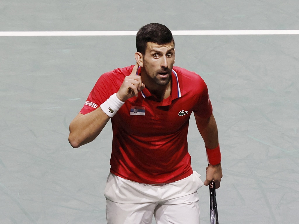 image Djokovic says British fans disrespectful during Davis Cup win