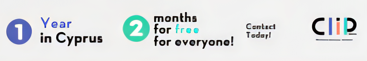image Clip News: one year in Cyprus, two months free services for all!