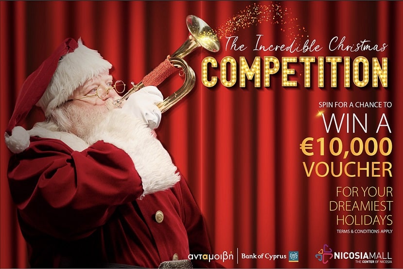 Win 10K-euro travel prize at Nicosia Mall's Christmas competition