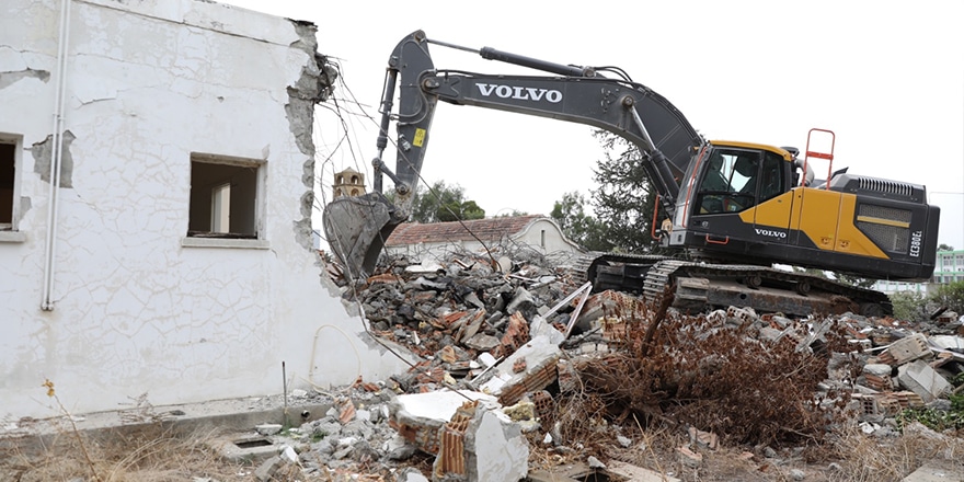 image Kythrea health centre demolished
