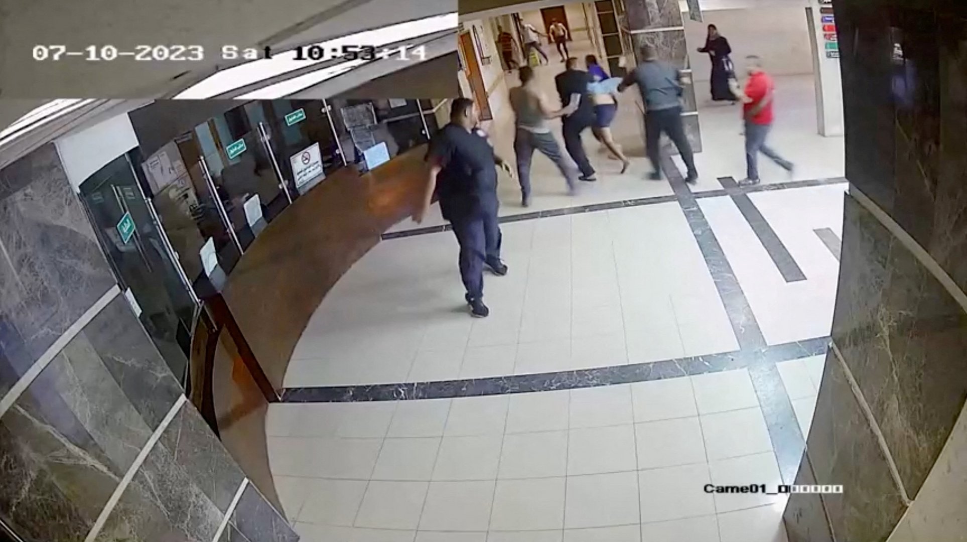 image Israel shares video of Hamas gunman executing woman on Oct. 7