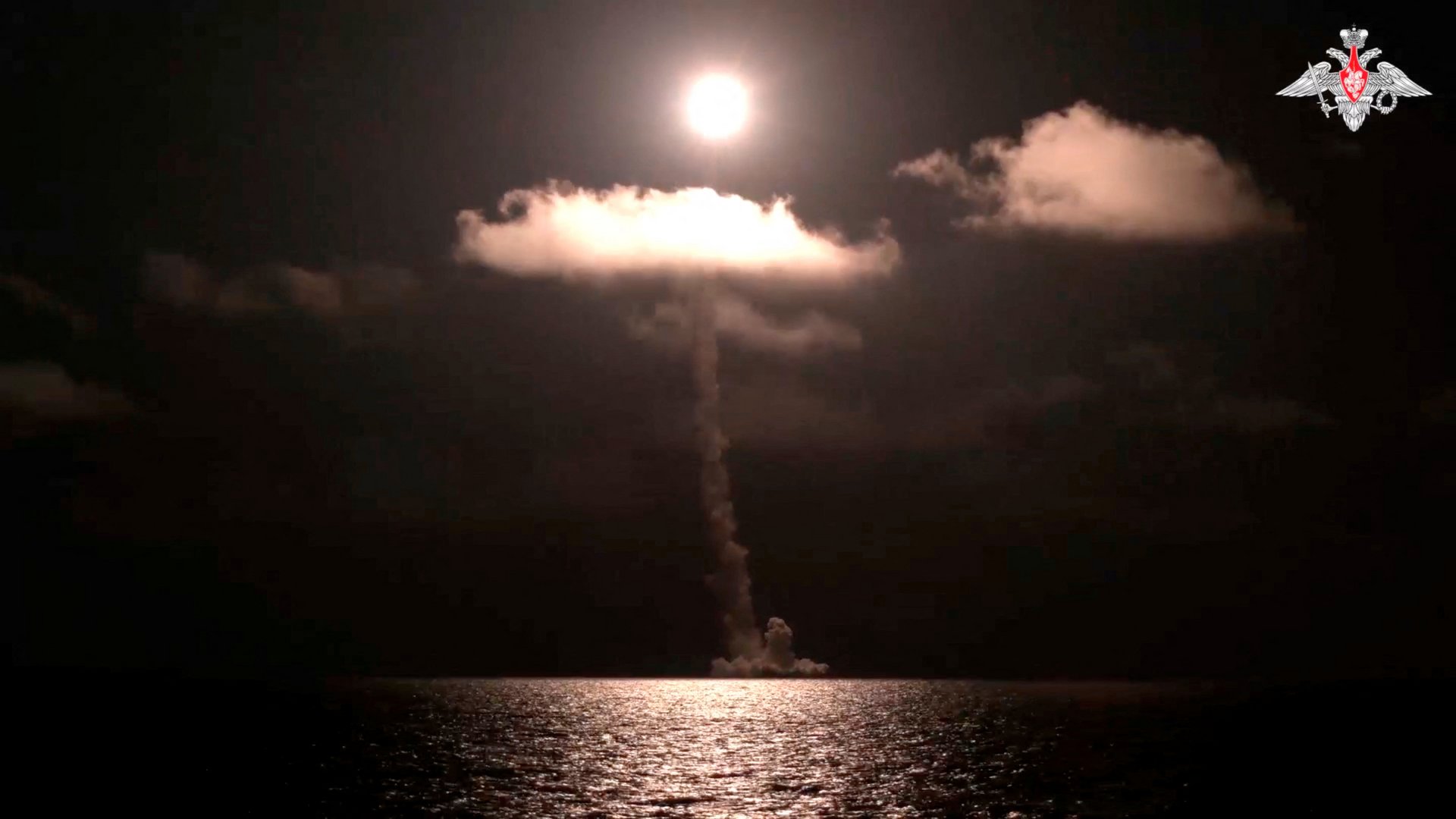 image Russia&#8217;s new nuclear submarine test launches Bulava intercontinental missile