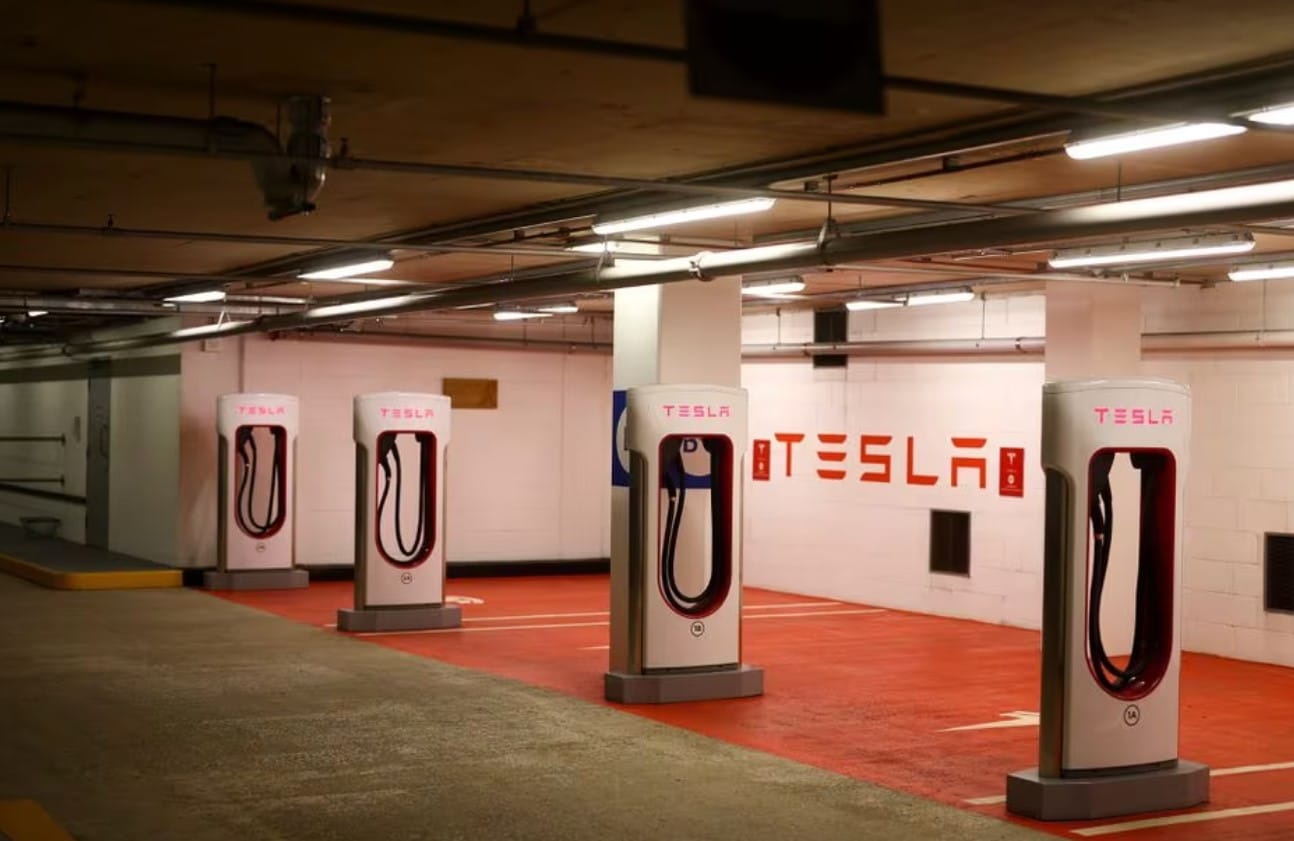 image UK petrol station group EG to buy Tesla charging units