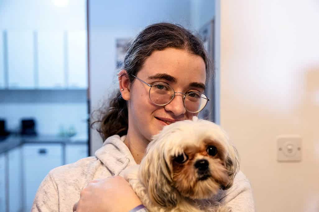 image Israeli teen speaks of Hamas captivity with her dog in Gaza