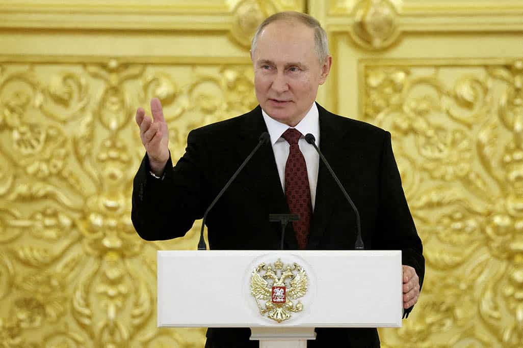 image Putin, in New Year address, makes only passing reference to Ukraine