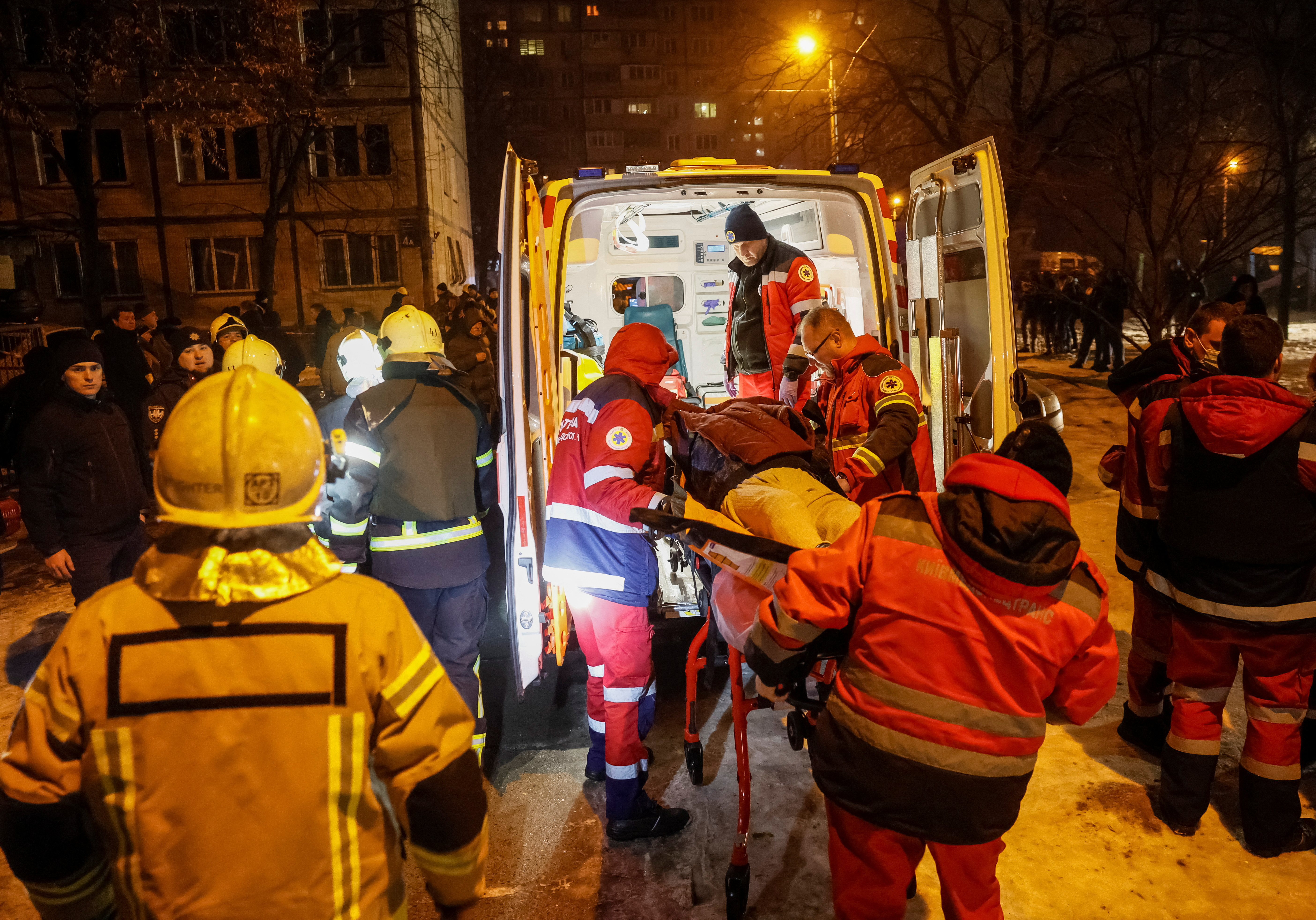 image 53 injured as Russian ballistic missiles target Kyiv