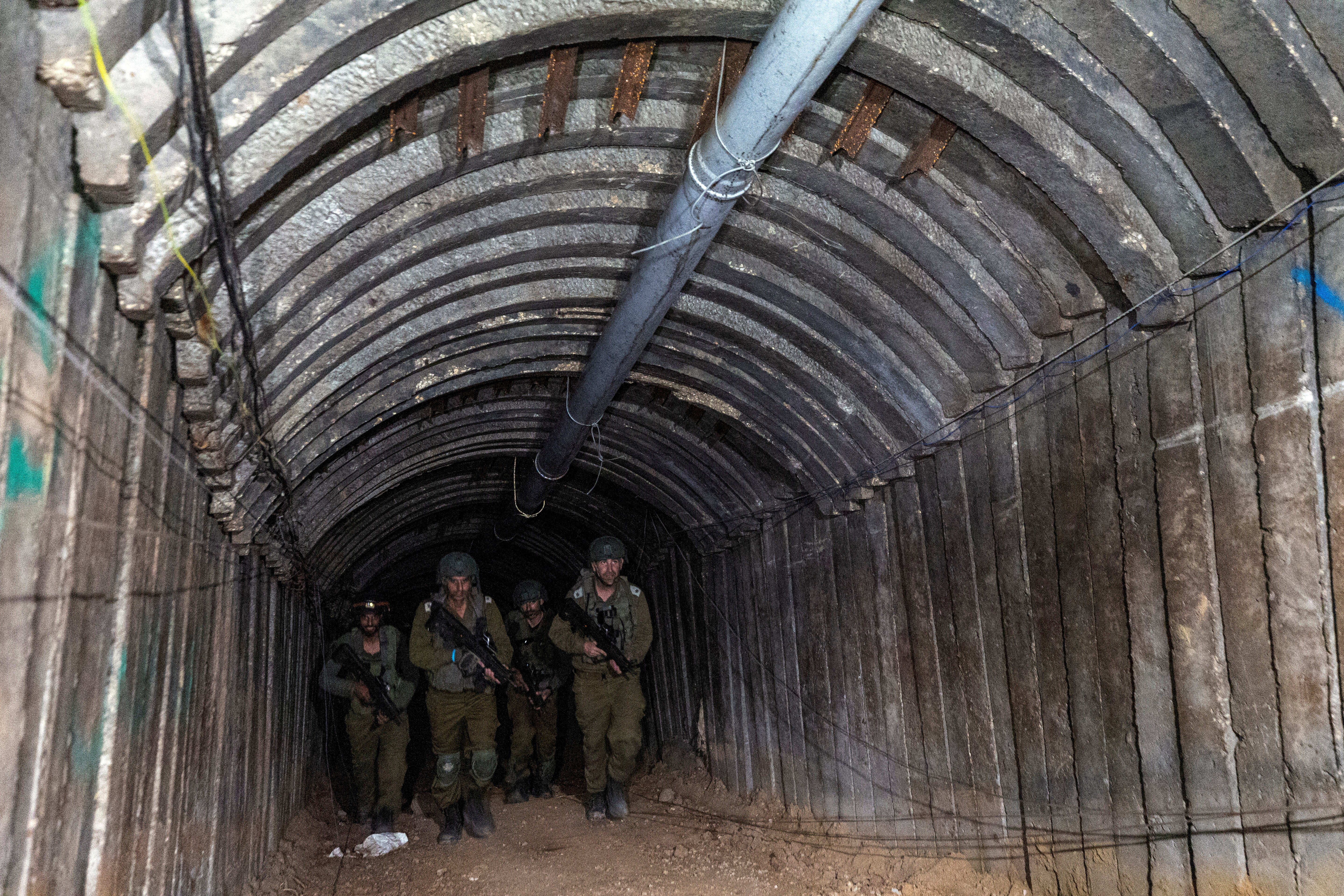 image Israel says it killed around 40 Hamas militants trapped in Gaza tunnels