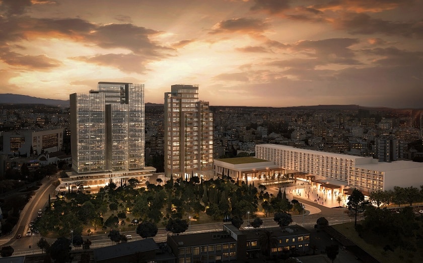 The Landmark Nicosia Aerial View