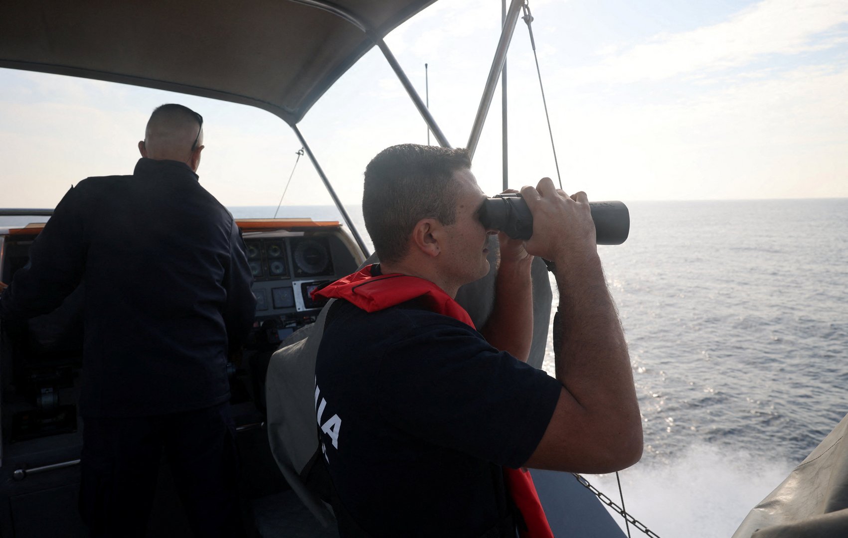 British couple rescued from sea after argument