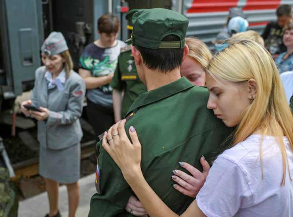 image In Russia, some women demand return of their men from Ukraine front