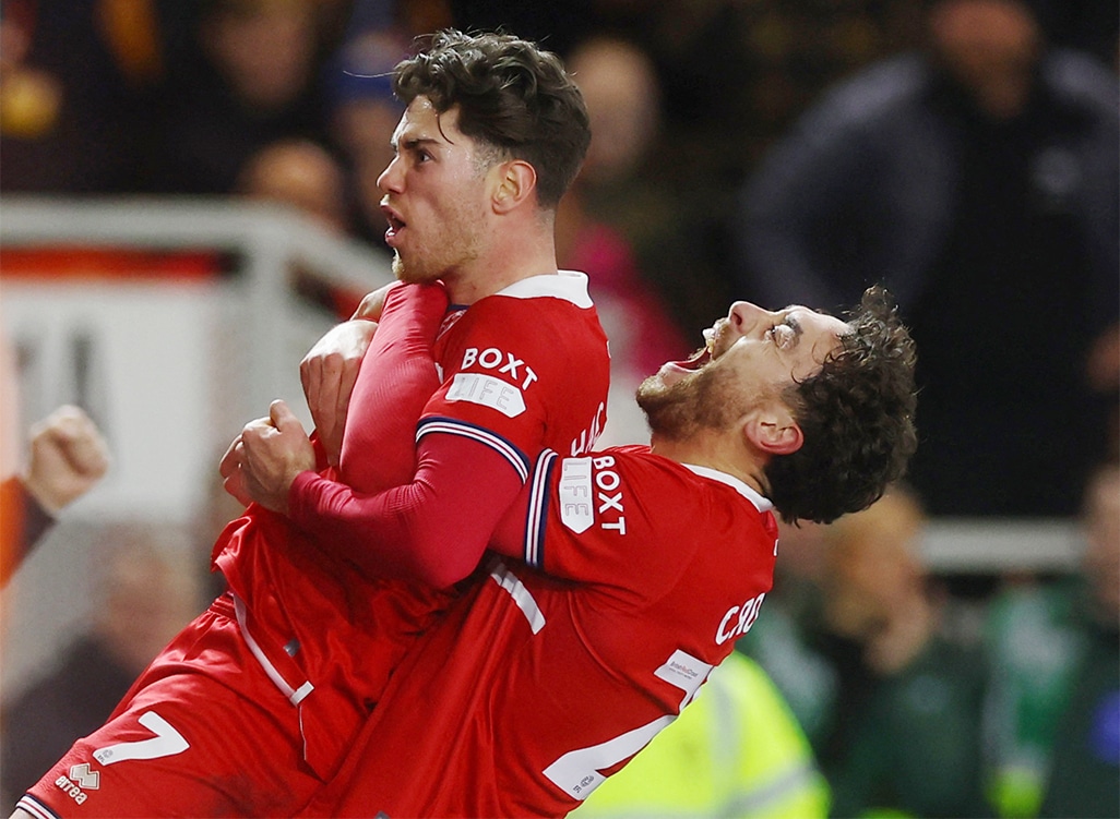 image Middlesbrough earn slender League Cup lead over Chelsea