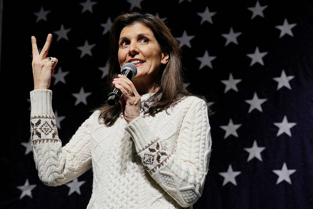 cover Haley, Trump campaign in New Hampshire a day before pivotal vote