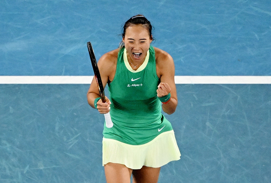 image China&#8217;s Zheng books maiden Grand Slam final berth at Australian Open