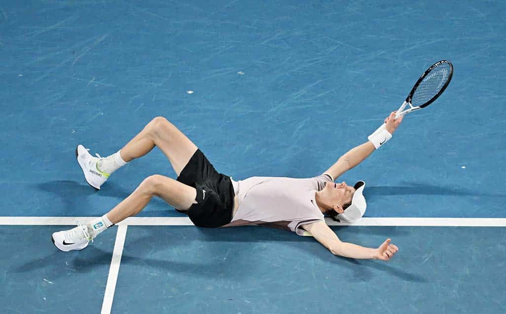 image Sinner stages great escape to win Australian Open thriller