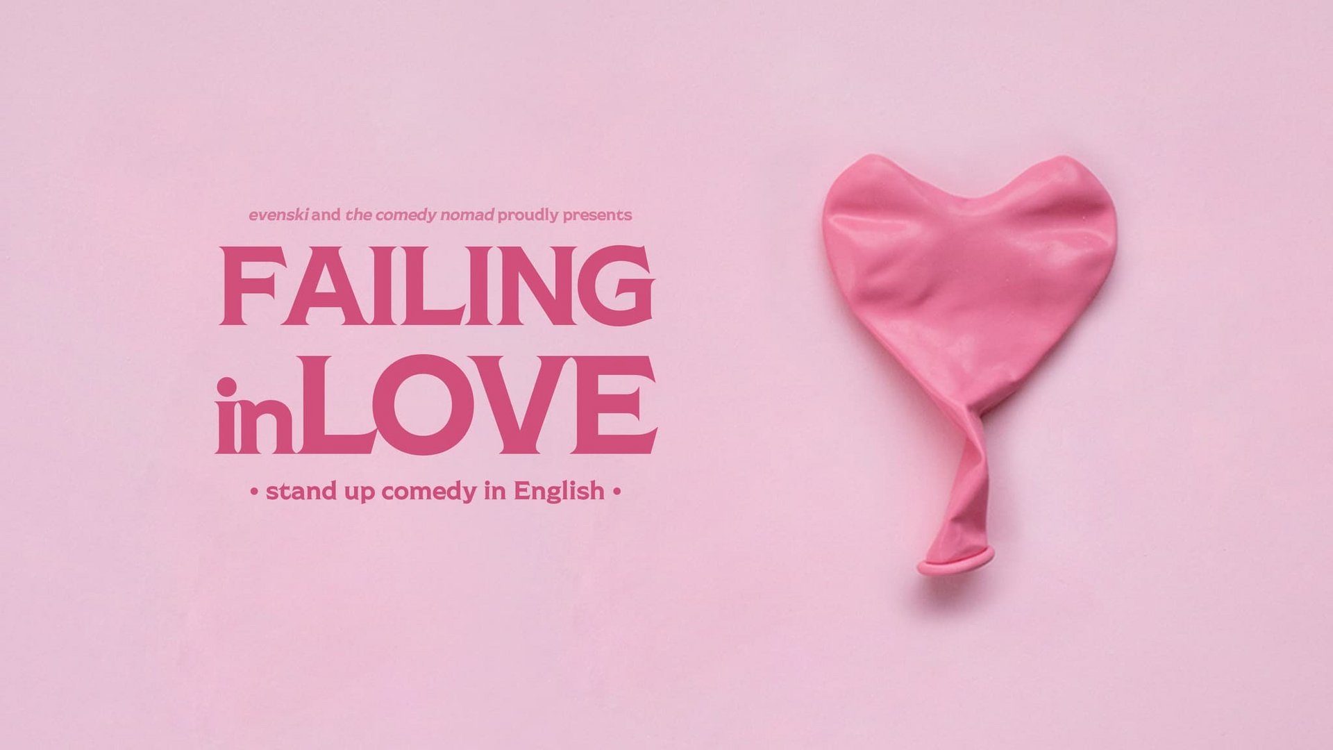 image Love, dating, comedy: English stand-up in Limassol