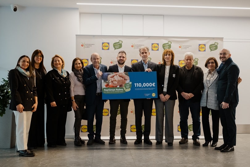 Lidl donates over €110,000 to Cyprus Anti-Cancer Society