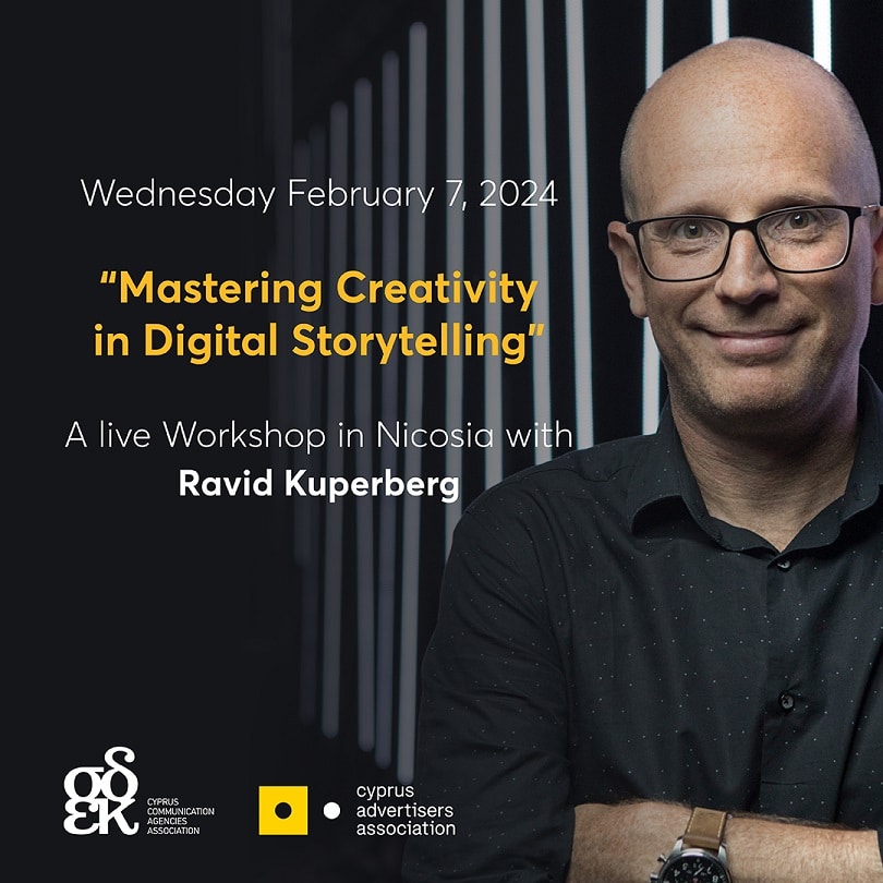 'Mastering Creativity in Digital Storytelling' with Ravid Kuperberg