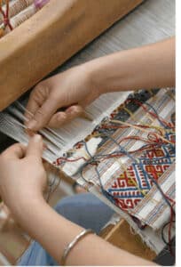 weaving produced in the village of fiti in paphos
