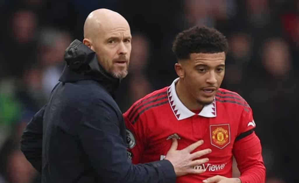 image Man Utd forward Sancho re-joins Dortmund on loan