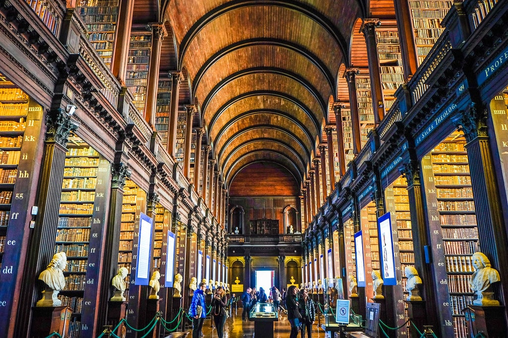 the old library at trinity college