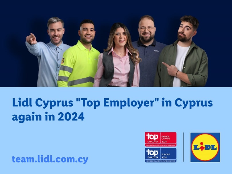 image Lidl Cyprus again named island&#8217;s, Europe&#8217;s top employer