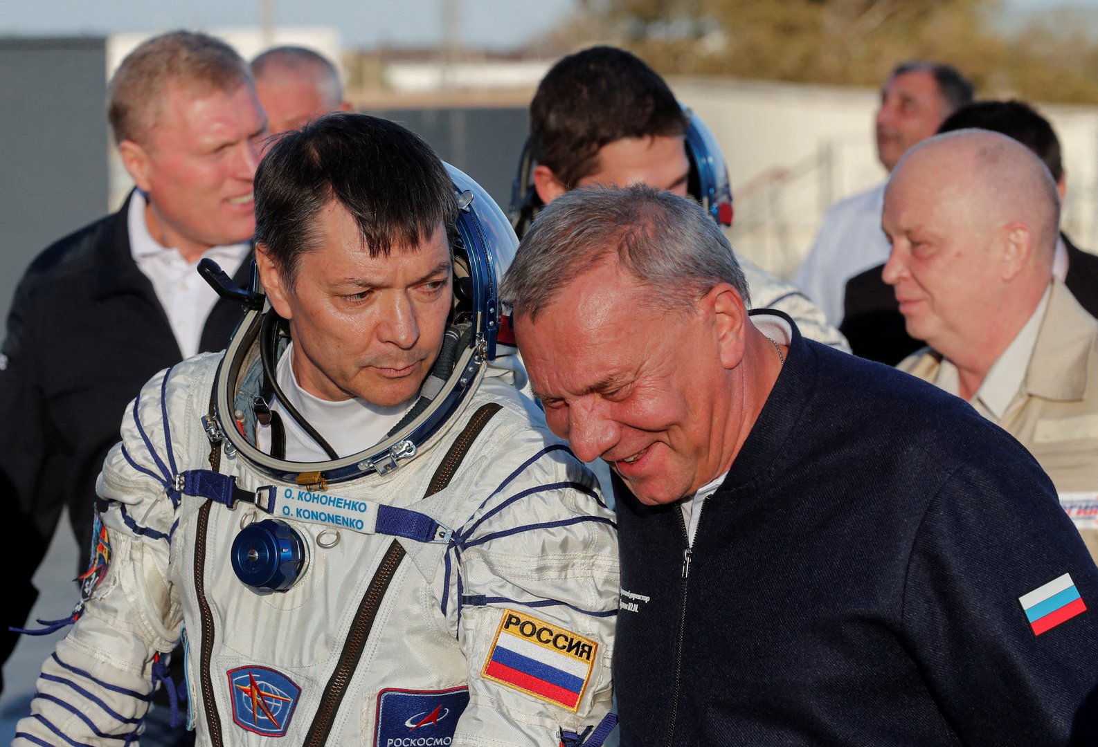 image Russian cosmonaut sets record for most time in space