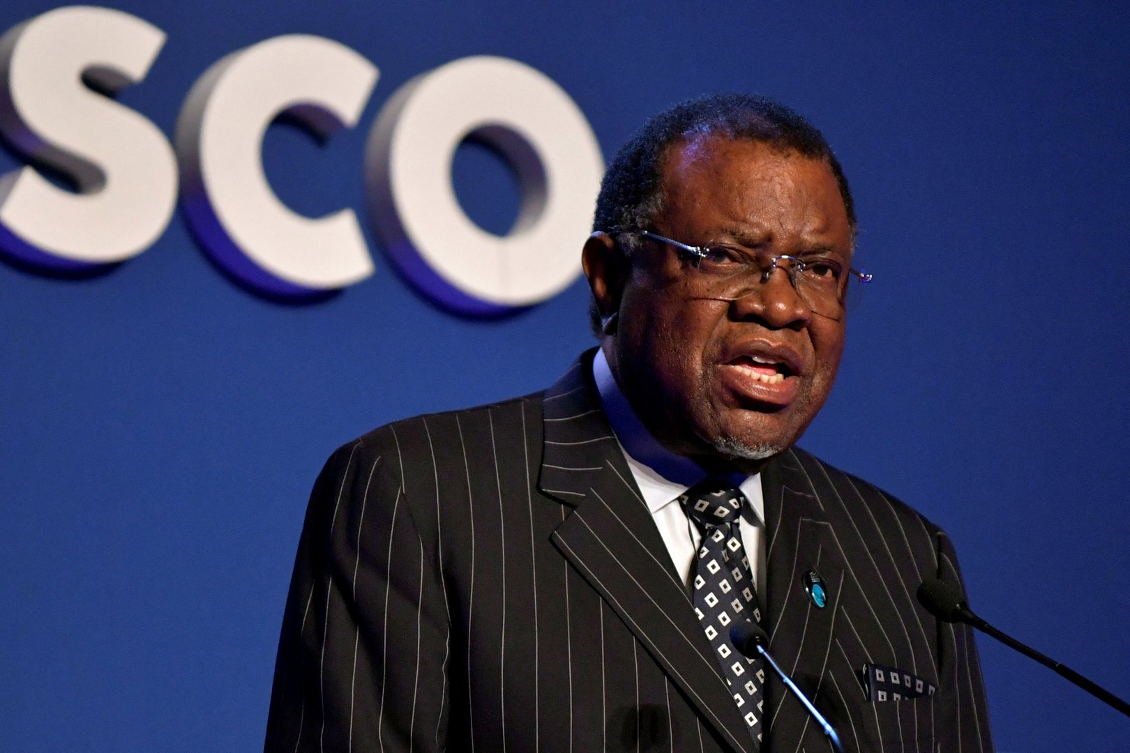 image Namibian President Hage Geingob dead