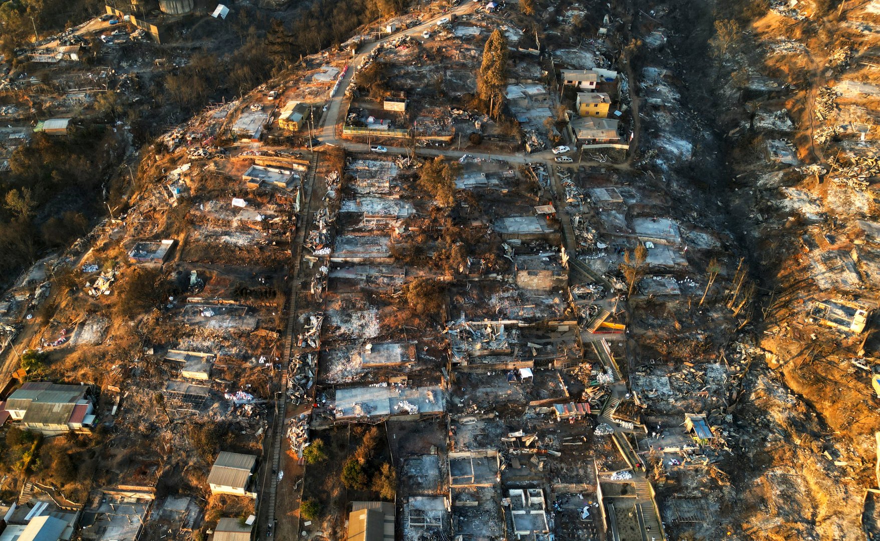cover Forest fires kill 123 in Chile&#8217;s worst disaster since 2010 earthquake