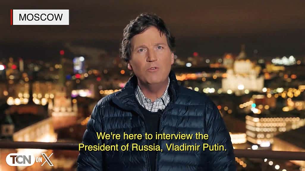 image Kremlin confirms Putin gave interview to Tucker Carlson