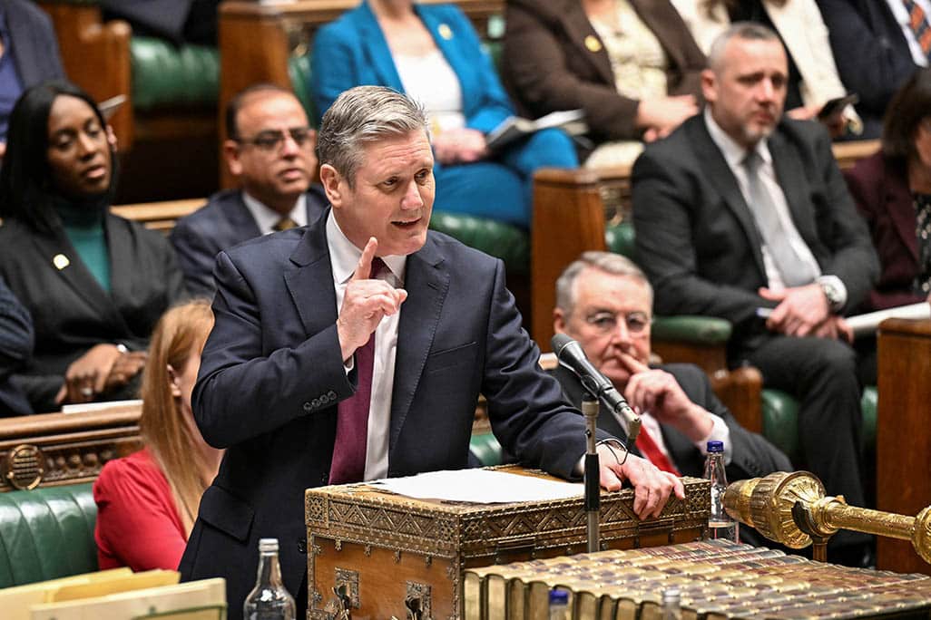 image Labour Party&#8217;s lead falls to lowest since June 2023