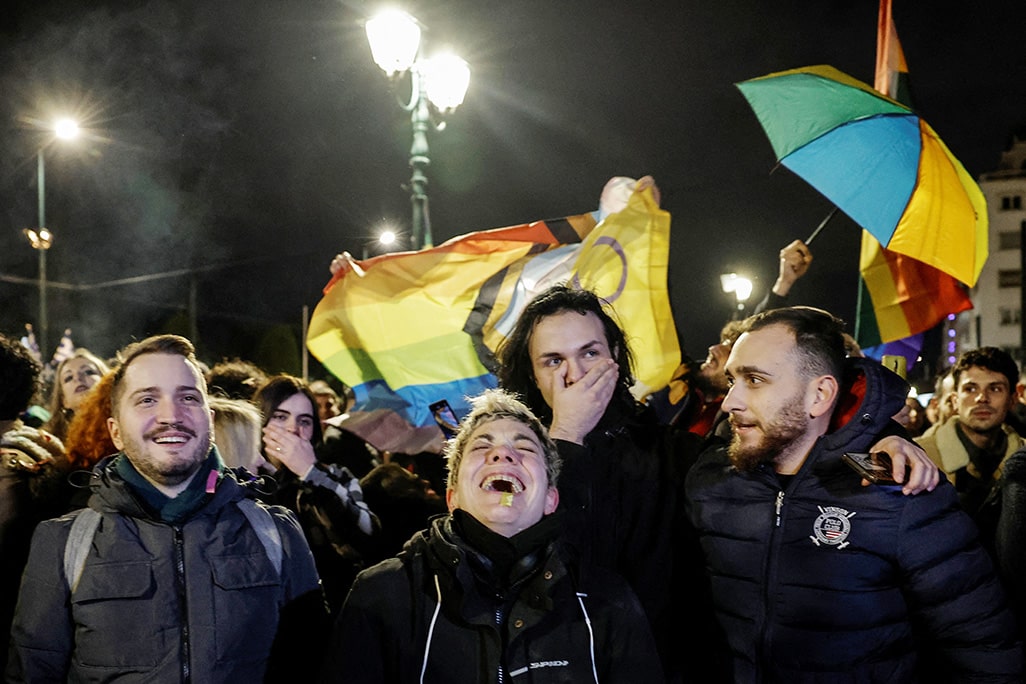 image Greece legalises same sex marriage in landmark change