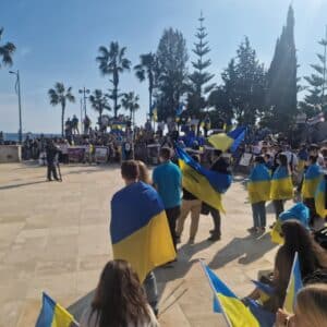 Ukraine, Russia, Limassol protest