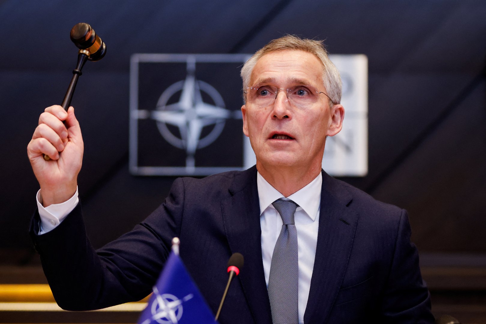 image Nato boss seeks €40bn per year for Ukraine military aid, source says