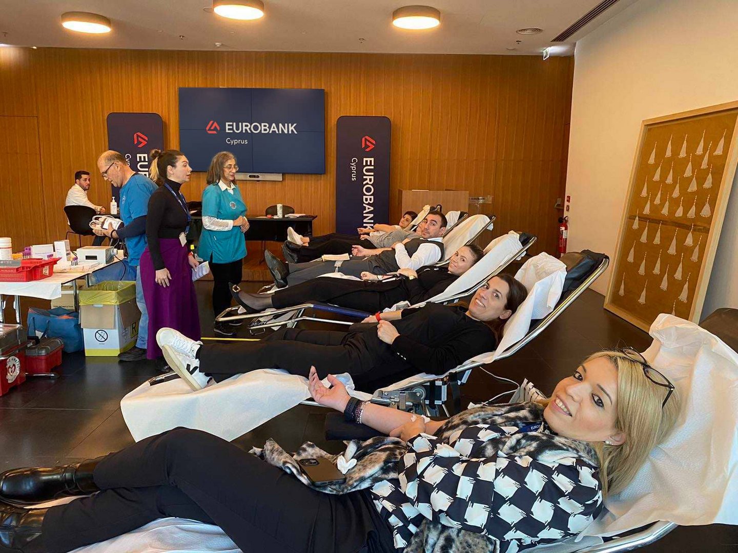 image Eurobank Cyprus hosts voluntary blood donation