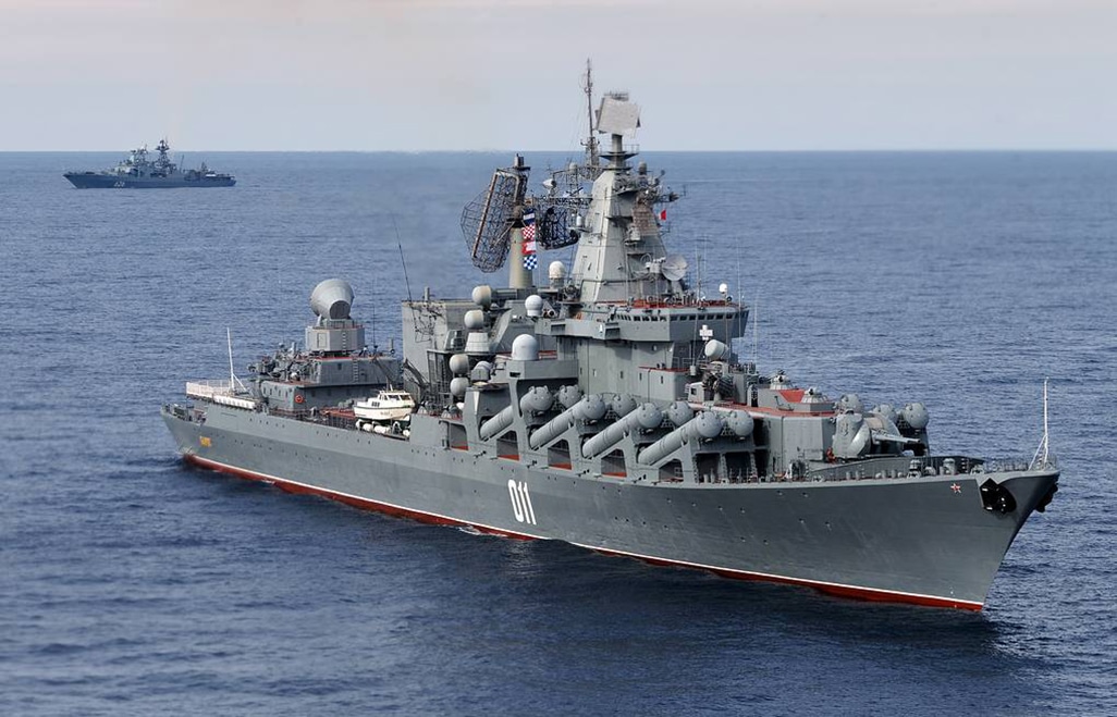 image Russian warships enter the Red Sea, navy says