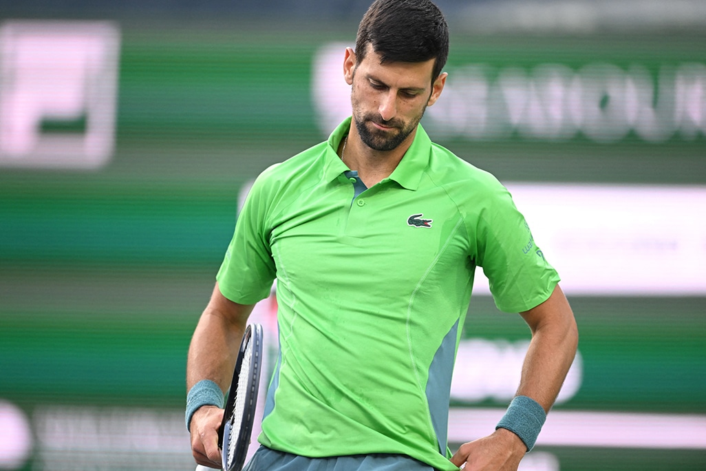 image Djokovic stunned by lucky loser Nardi at Indian Wells