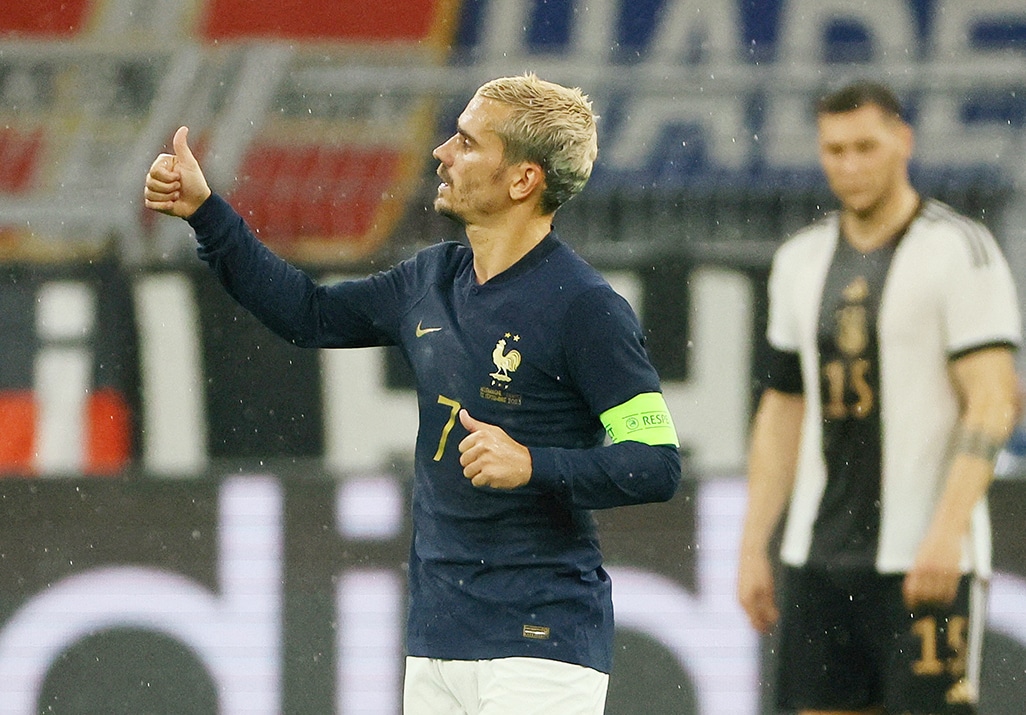 image Injured Griezmann&#8217;s record run over
