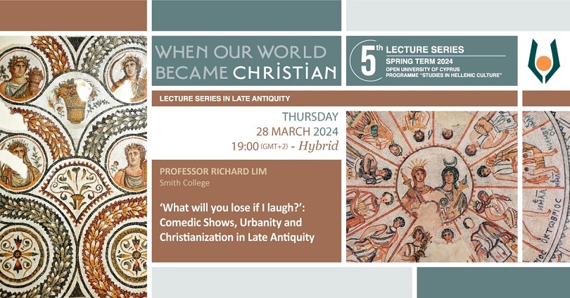 image OUC lecture on Christianity&#8217;s impact on Roman comedy