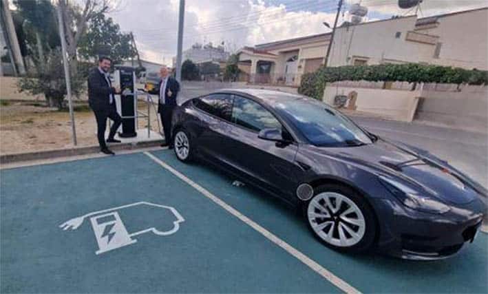 image Athienou announces installation of EV charger