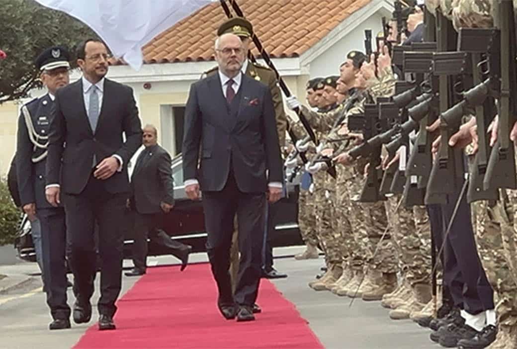 image Estonian president on official visit to Cyprus