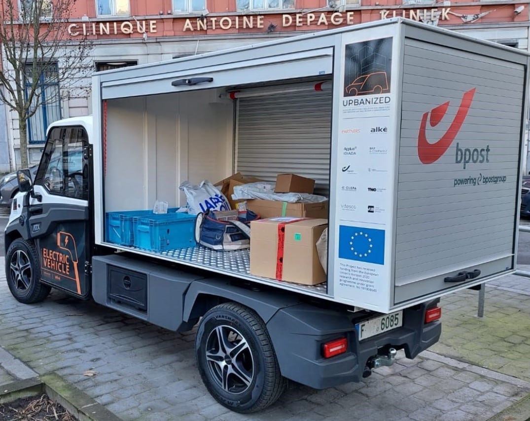 image Mail and parcel deliveries in cities go green